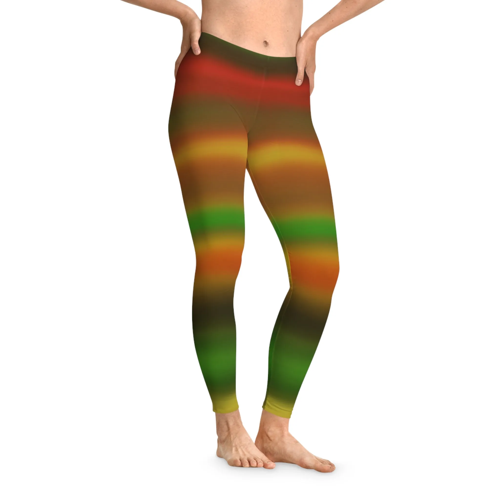 Smug colors Stretchy Leggings (AOP)