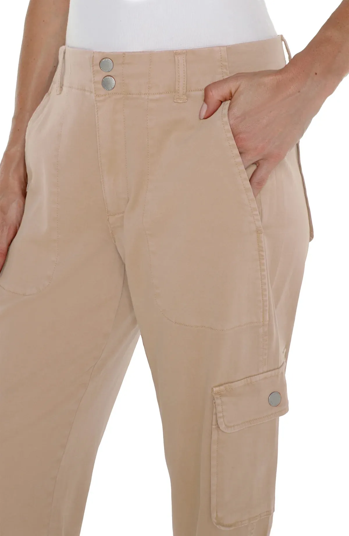 The Colleen Utility Cargo Crop Pant