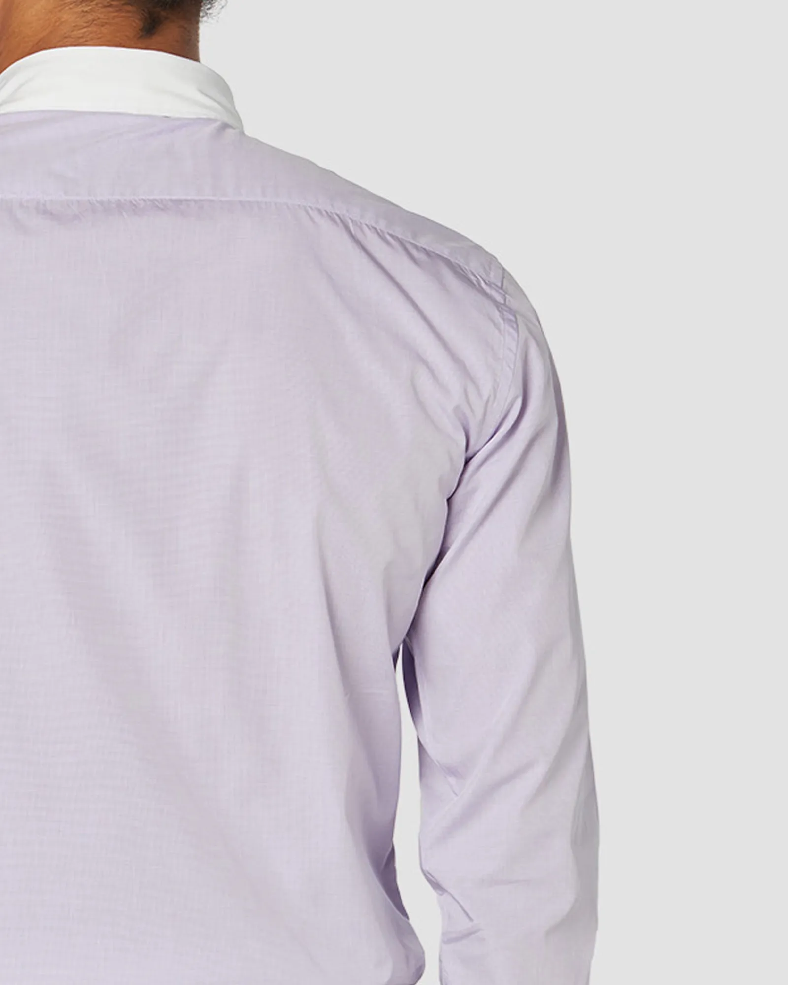 Thomas Mason Mauve Vanilla Checked Shirt