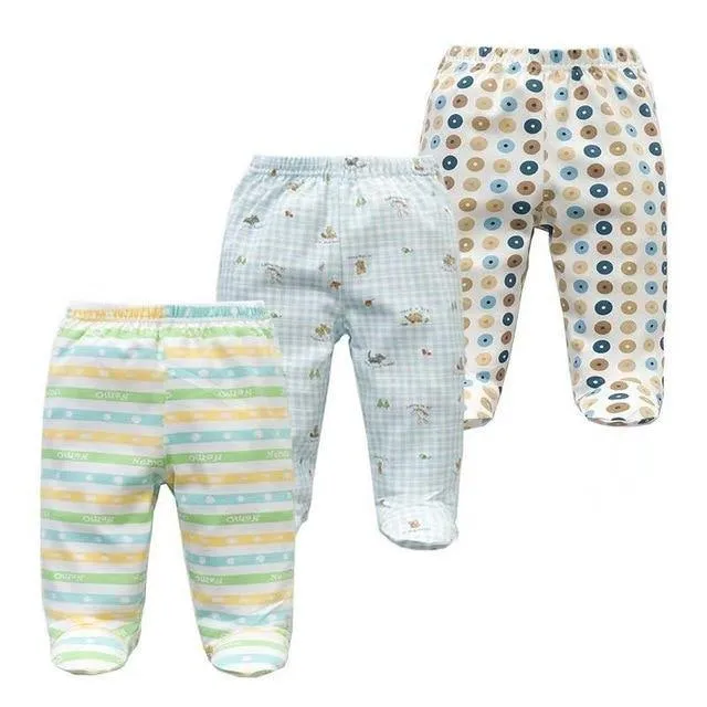 Three piece cotton baby pants