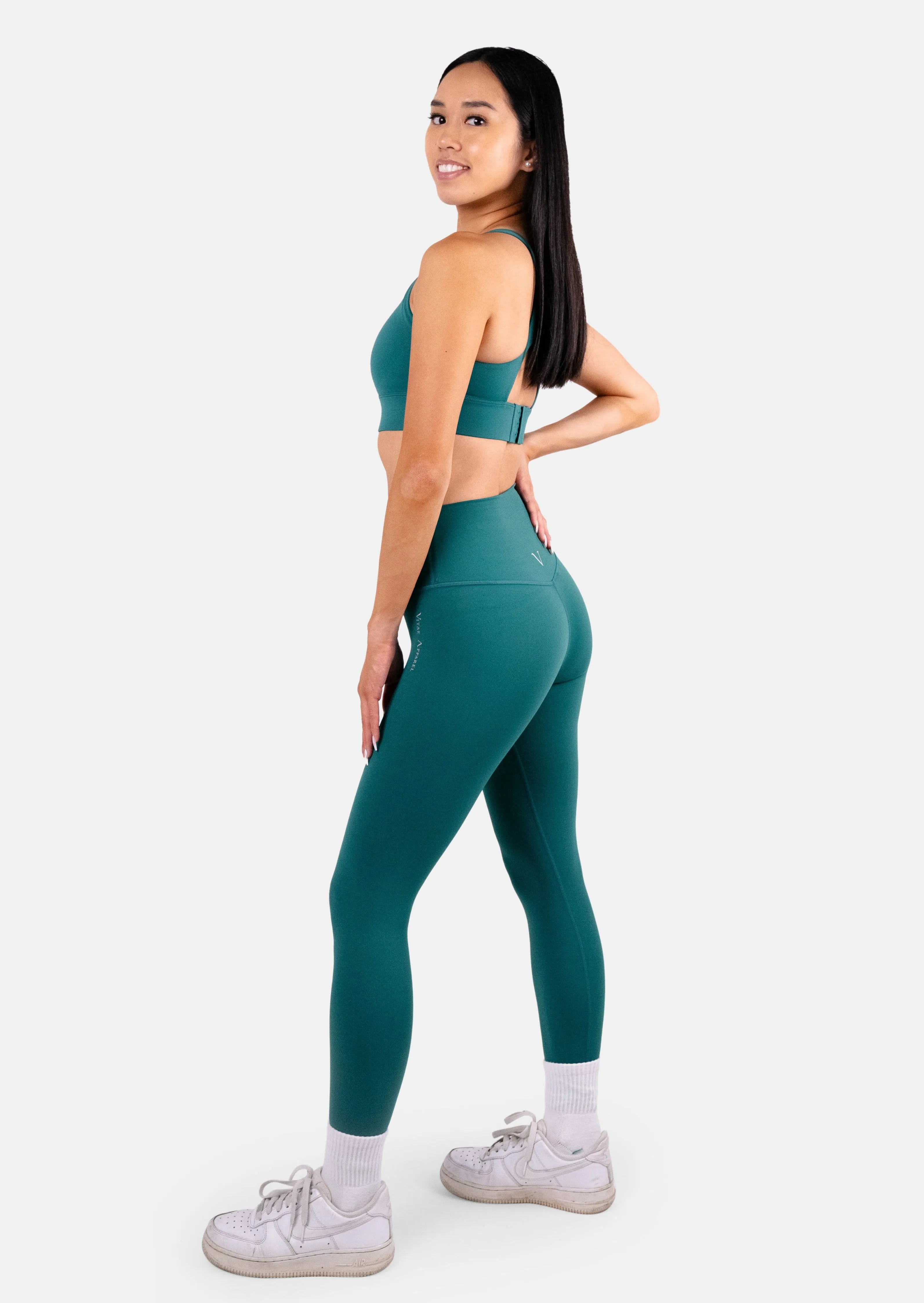 Ultra Flex Seamless Leggings Emerald Green