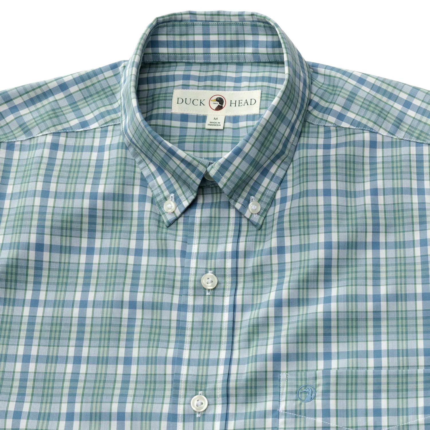 Wallace Plaid Performance Poplin Sport Shirt