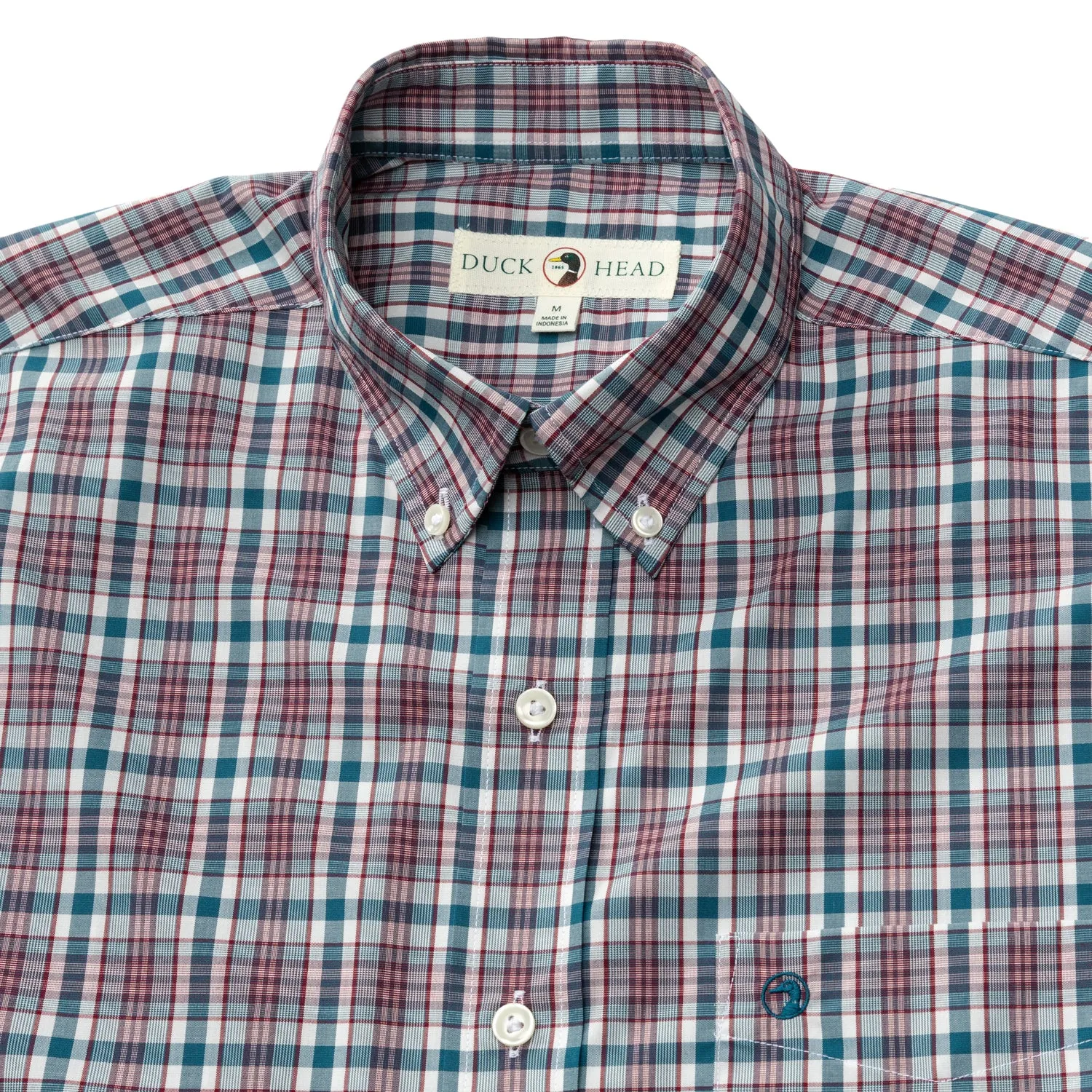 Wallace Plaid Performance Poplin Sport Shirt