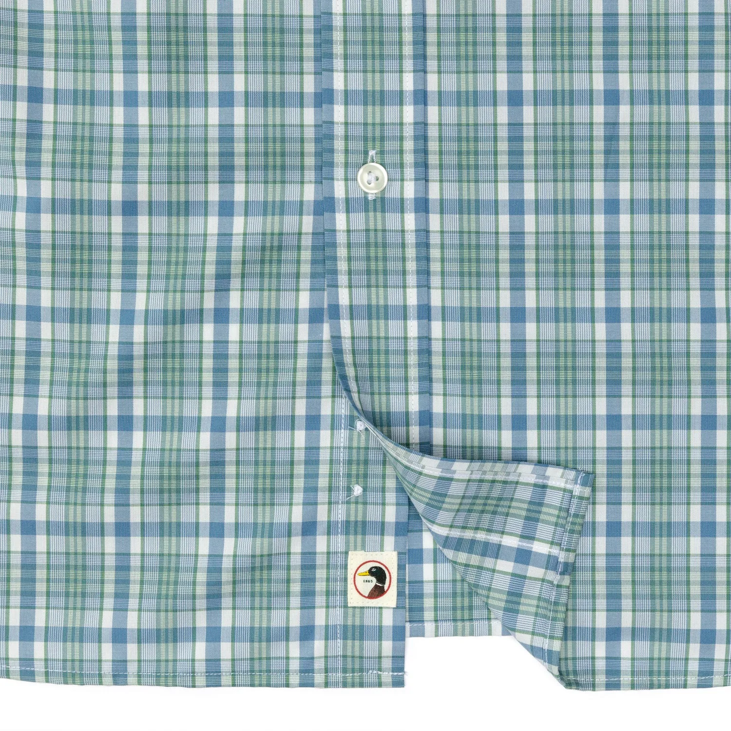 Wallace Plaid Performance Poplin Sport Shirt