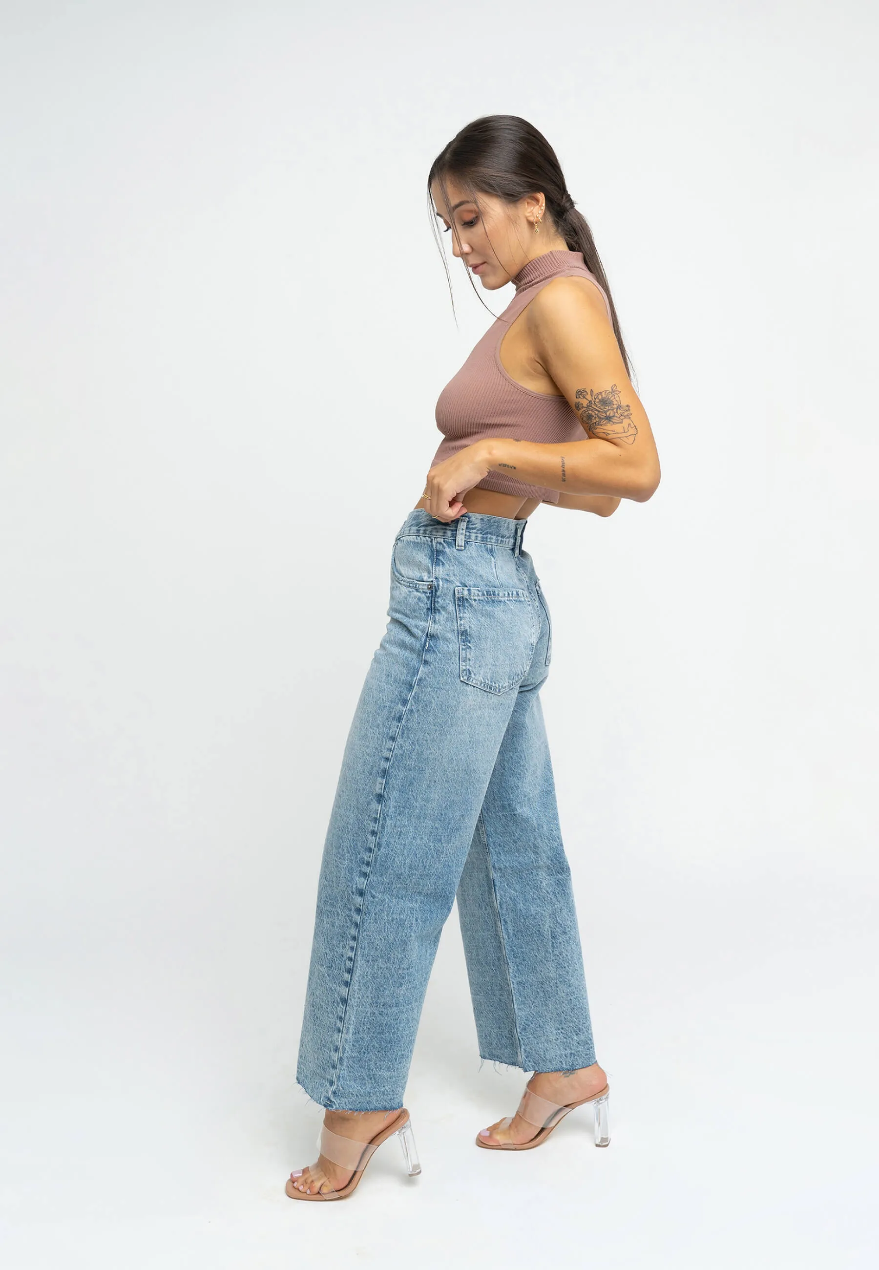 Wide Leg Cropped