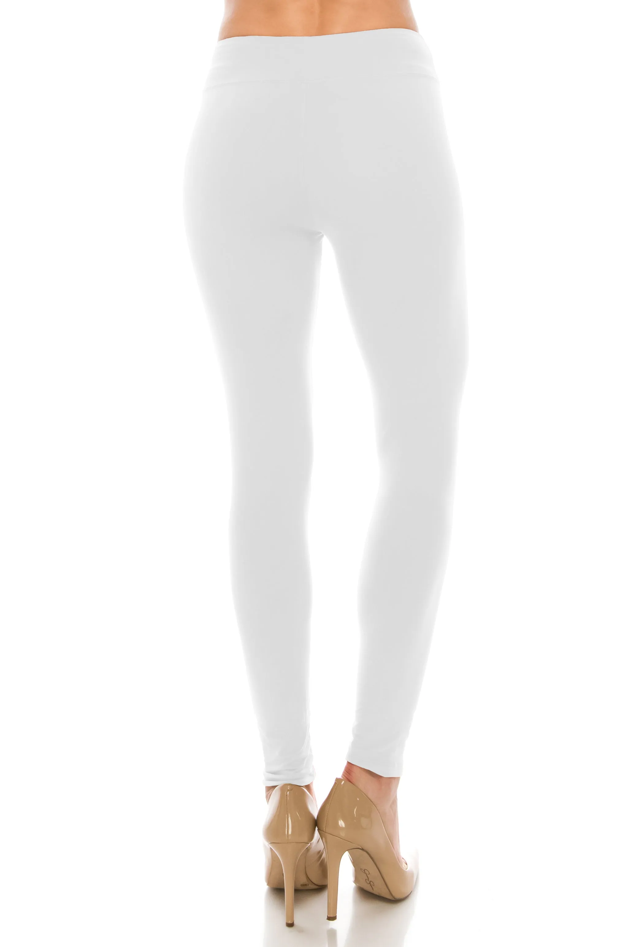 Women's High Waist Leggings - Premium Buttery Soft Yoga Leggings - Solid Colors