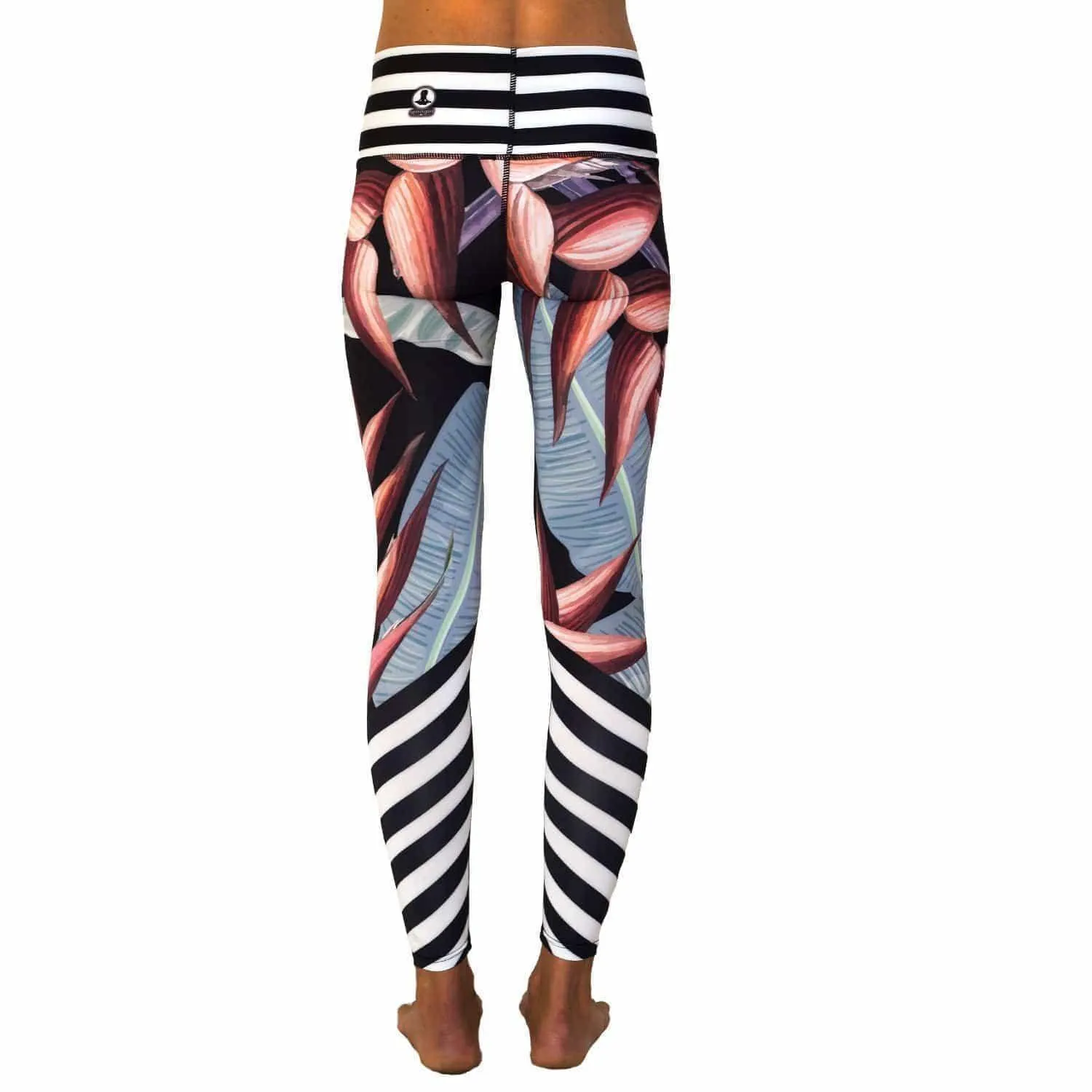 Women's high-waisted leggings - Birds Of Paradise