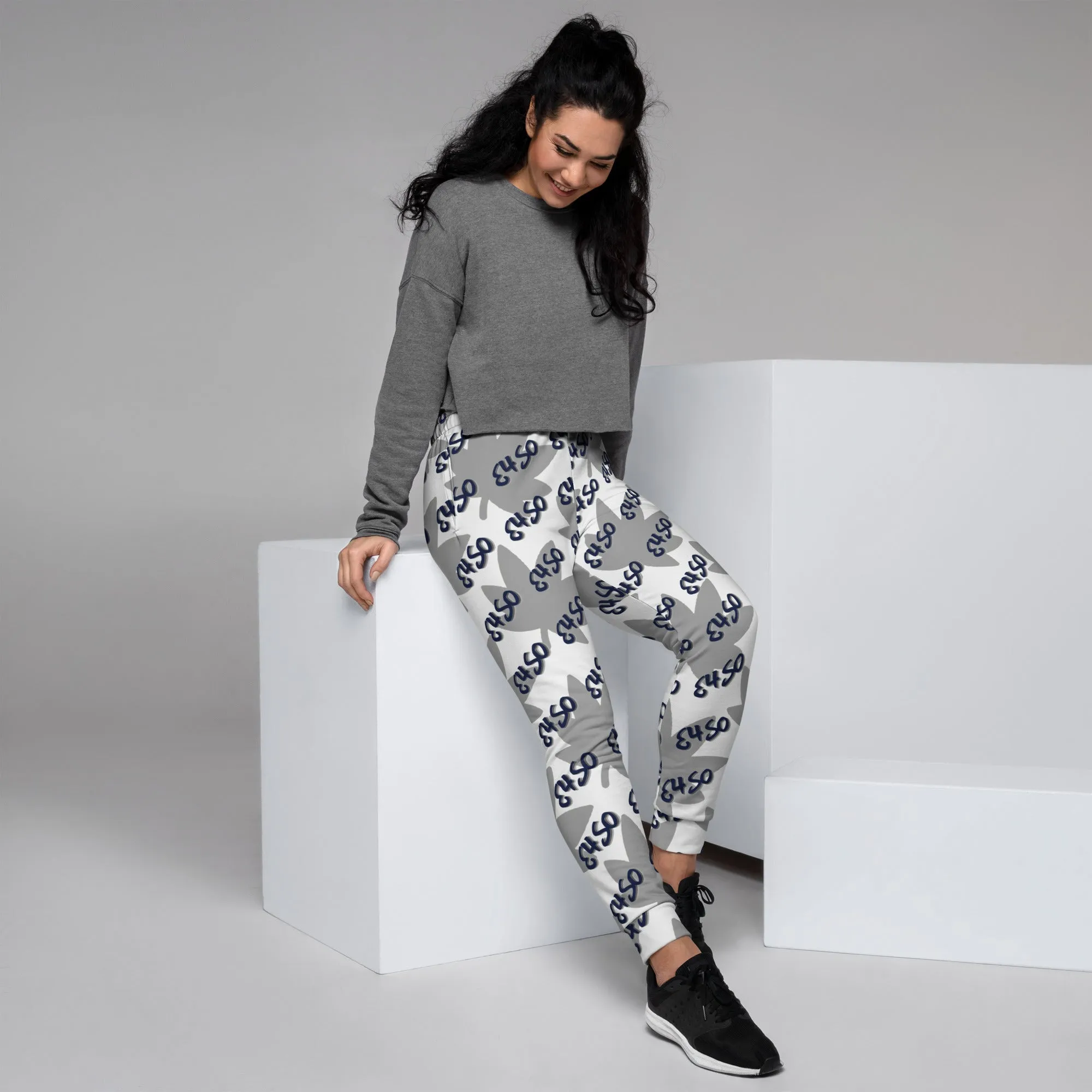 Women's jumbo leaf E4SO print Joggers