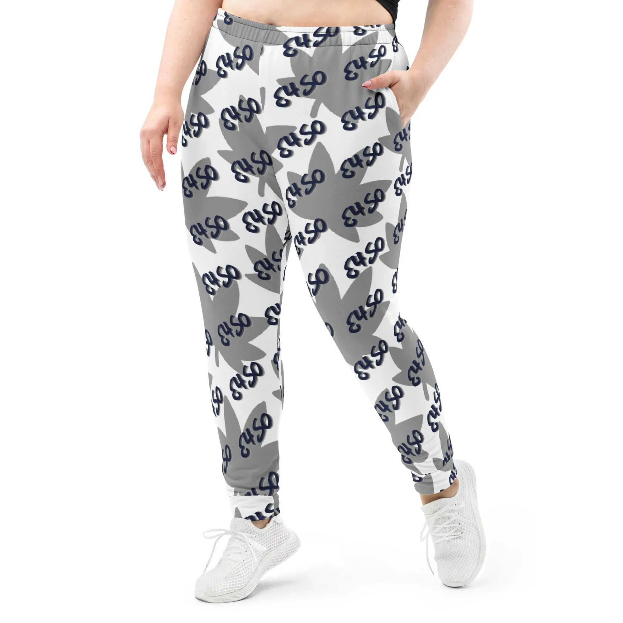 Women's jumbo leaf E4SO print Joggers