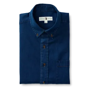 Worley Solid Denim Sport Shirt