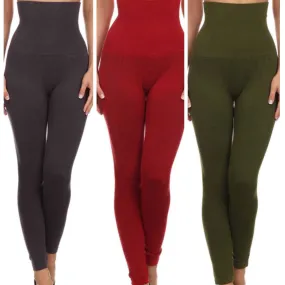 Yelete Live In High Waisted High Compression Tummy Control Leggings Plus