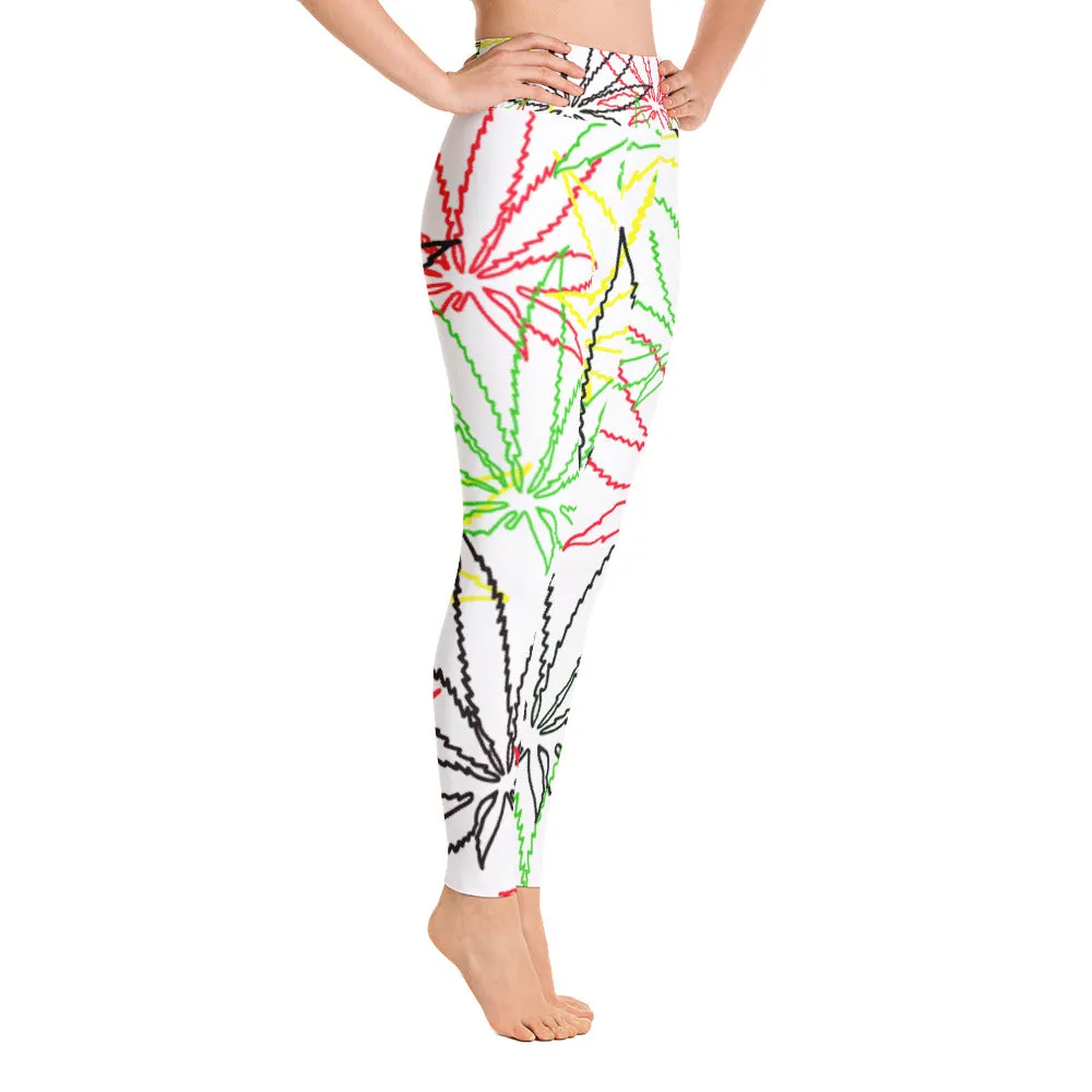 Yoga Hollow Leaf E4SO Leggings