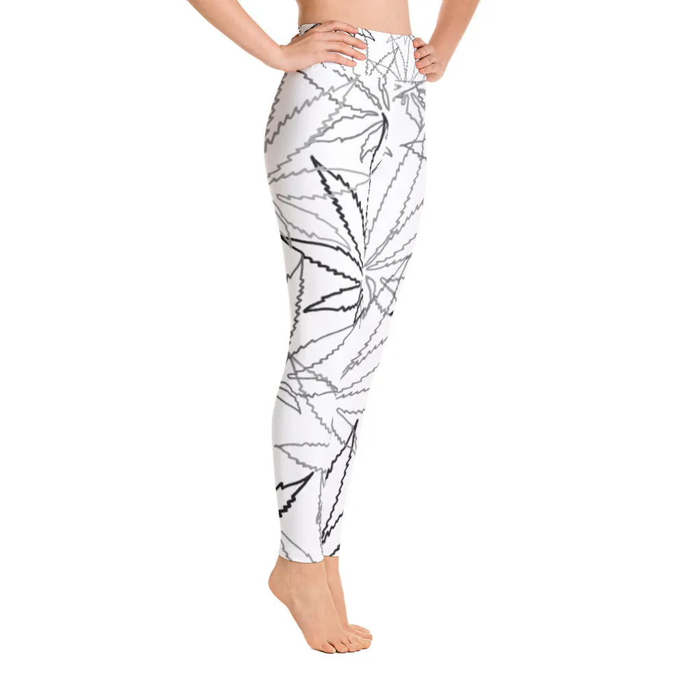 Yoga Silver Leaf E4SO Leggings